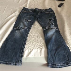 MISS ME SIGNATURE BOOT CUT JEANS
